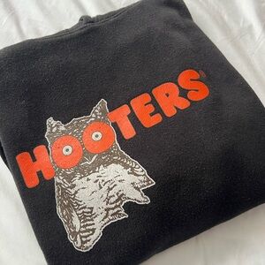 Hooters Black Jacket with Orange Logo
